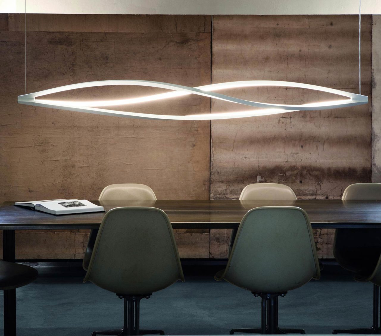 In The Wind Pendant Horizontal Lamp by Nemo Lamps